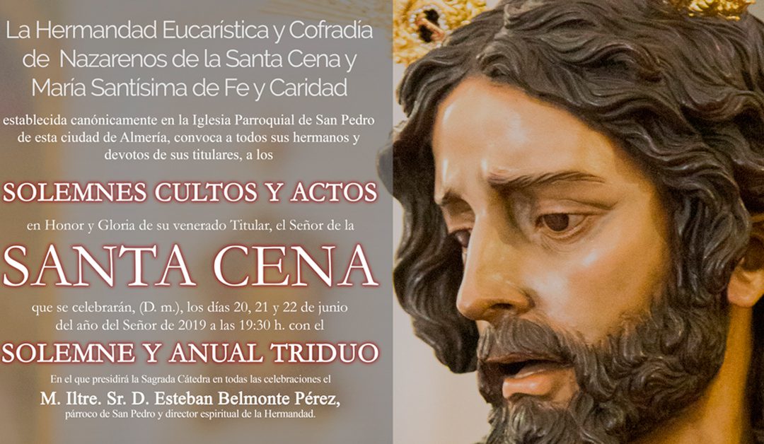 Solemne Triduo en honor al Señor de la Cena 2019