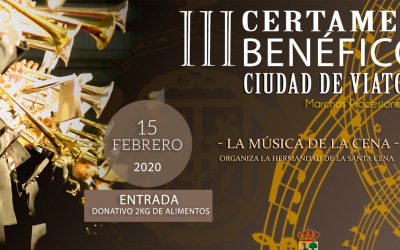 III Certamen benéfico ‘Ciudad de Viator – La Música de la Cena’