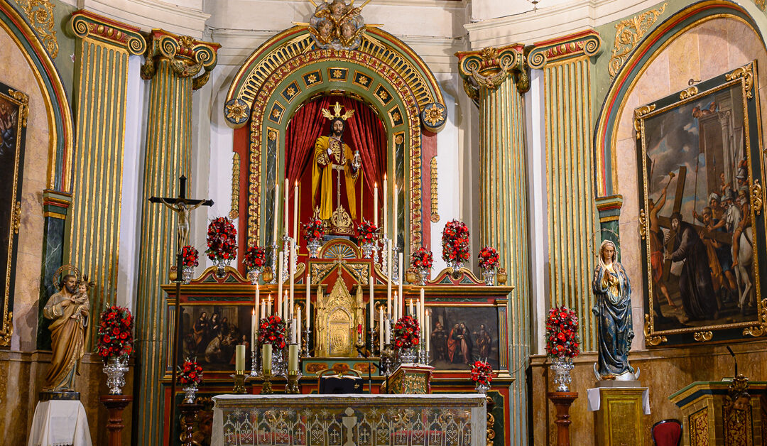 El Señor de la Cena, en el Altar Mayor de San Pedro