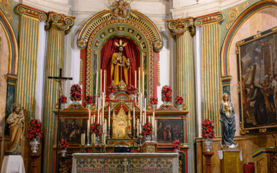 El Señor de la Cena, en el Altar Mayor de San Pedro