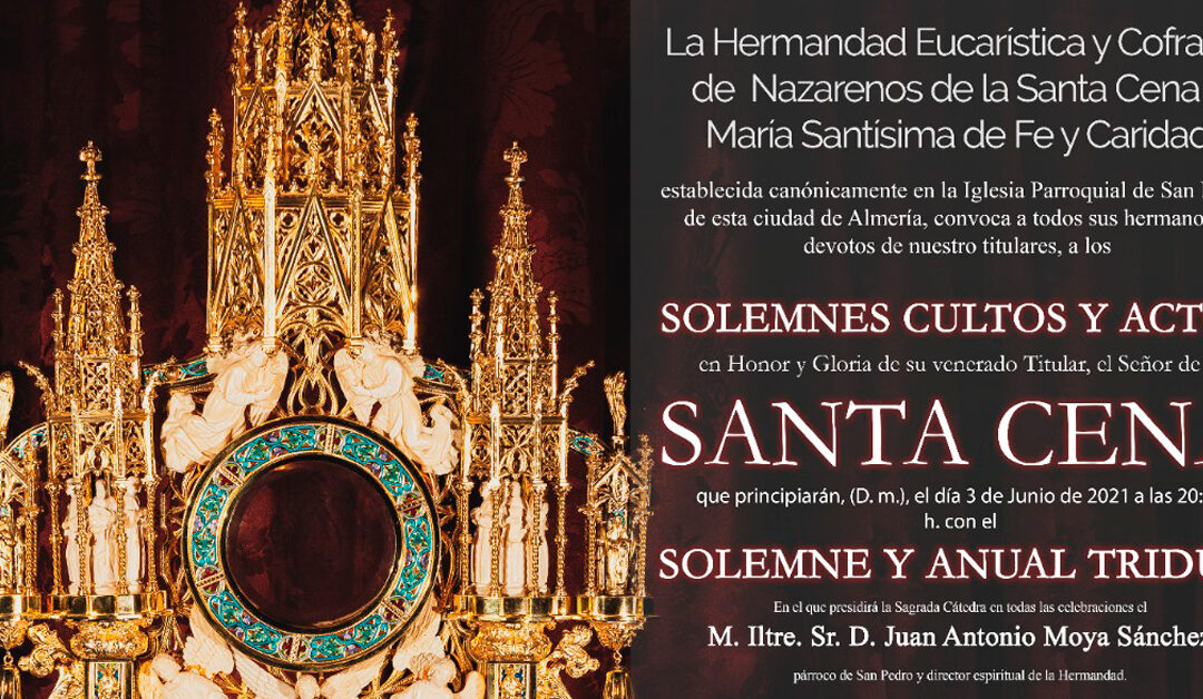 Solemne Triduo en honor al Señor de la Santa Cena 2021