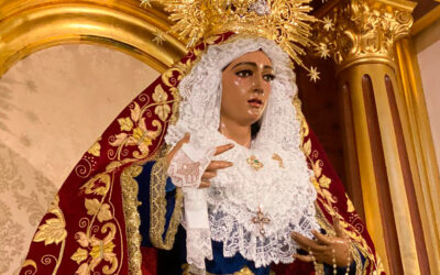 María Santísima de Fe y Caridad, vestida para el primer tiempo ordinario del año 2023