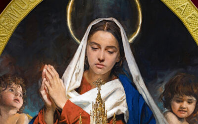 La Gloria del palio de María Santísima de Fe y Caridad, una obra de Raúl Berzosa