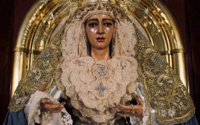 La Virgen de Fe y Caridad y el Señor de la Cena, vestidos para la Inmaculada y el Adviento 2023